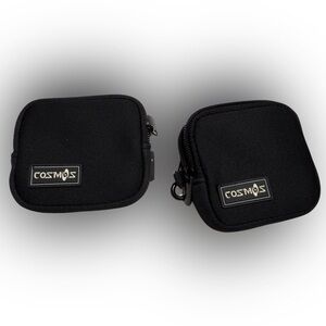 Black Protective Pouch for Electronics and Hand Sanitizer Keychain